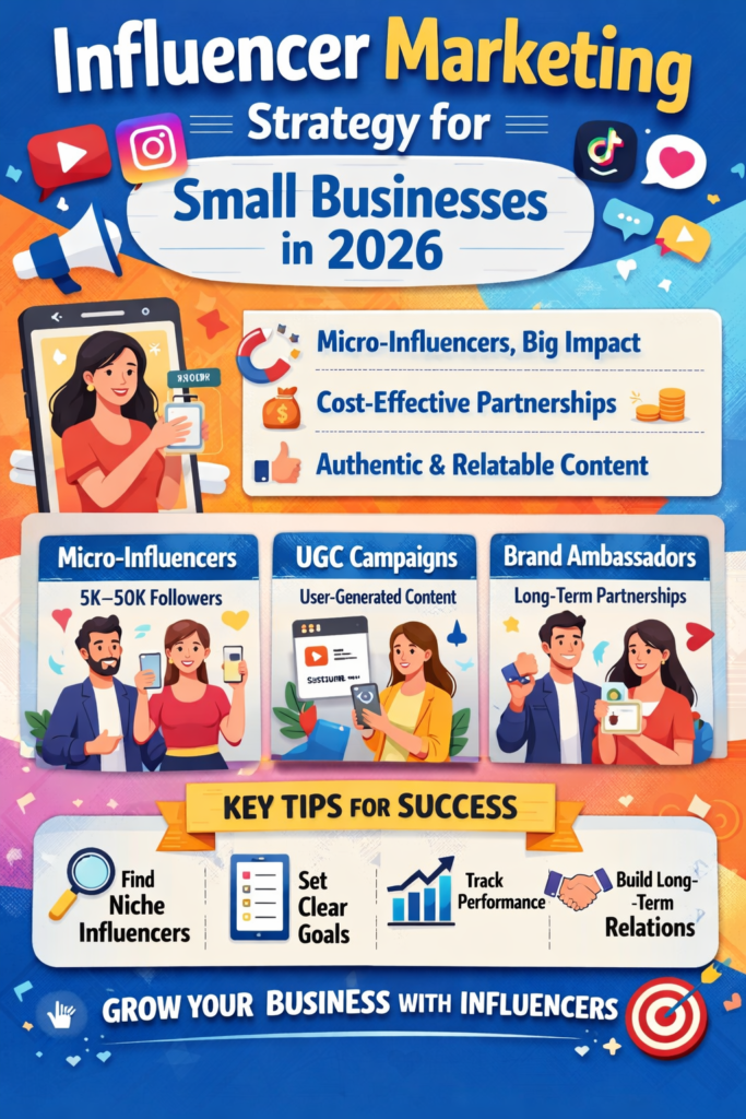 Influencer Marketing Strategy for Small Businesses in 2026 - The Turn On MC